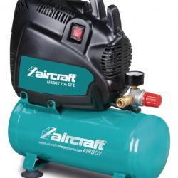 Compresseur sans huile cuve 6 L 1,1 kW / 1,5 Ch 180 L/min 8 Bars 230V Aircraft AIRBOY 206 OF E
