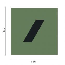 Galon de poitrine Armée de Terre basse visibilité Mil-Sepc ID - Vert olive - 1ère Classe / MDL