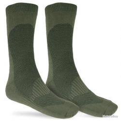 Chaussettes thermorégulation Coolmax High Mil-Tec - Vert - 39-41