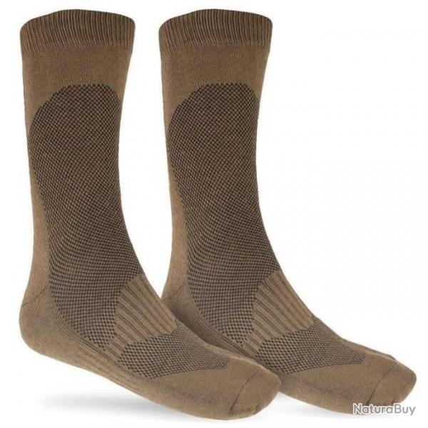 Chaussettes thermorgulation Coolmax High Mil-Tec - Coyote - 39-41