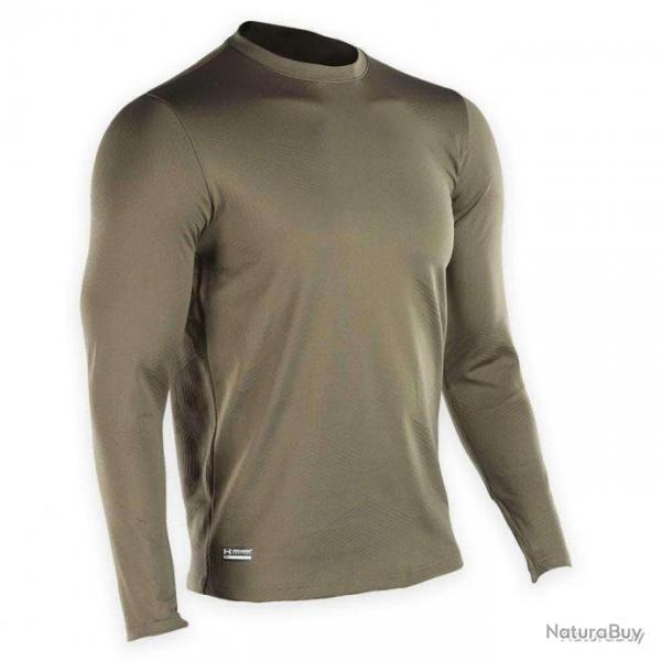 T shirt baselayer Coldgear IR HC Under Armour Vert