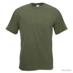 T-shirt uni Super Premium Fruit Of The Loom - Vert olive - XXL