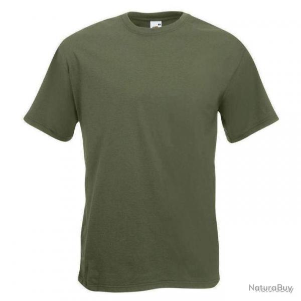 T-shirt Fruit Of The Loom Softstyle Ring Spun Vert olive XXL