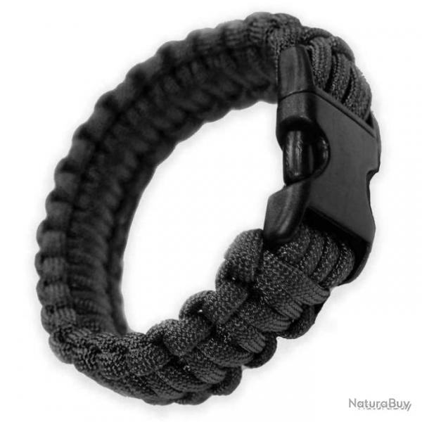 Bracelet paracorde Bulldog Tactical Tricolore M (20 cm)