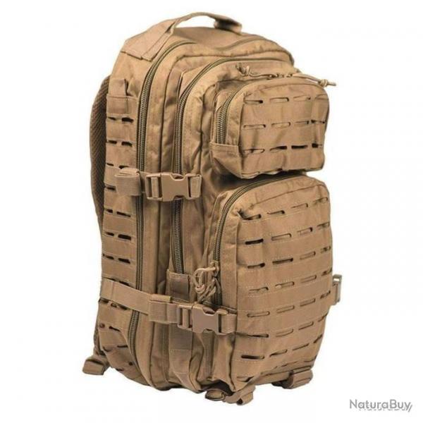 Sac  dos 1/2 jour US Assault Laser Cut 20L Mil-Tec - Coyote - 20 L