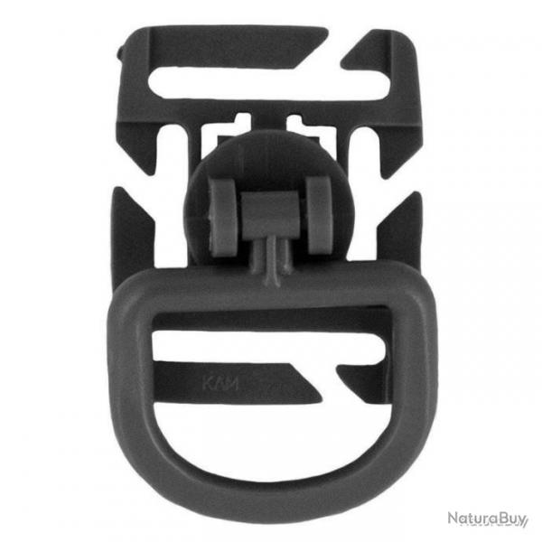 Adaptateur MOLLE D-Ring Bulldog Tactical Noir