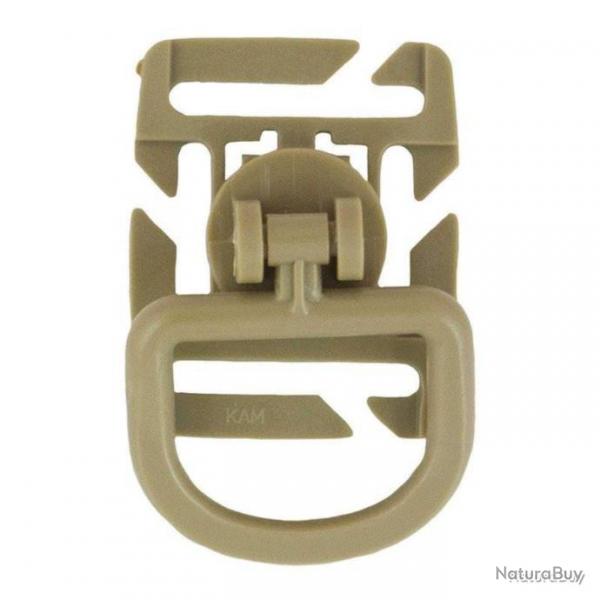 Adaptateur MOLLE D-Ring Bulldog Tactical coyote