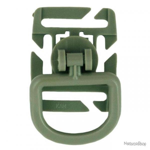 Adaptateur MOLLE D-Ring Bulldog Tactical Vert