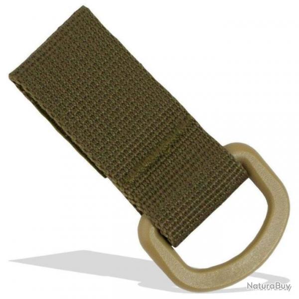 Adaptateur MOLLE D-Ring Velcro Bulldog Tactical Coyote