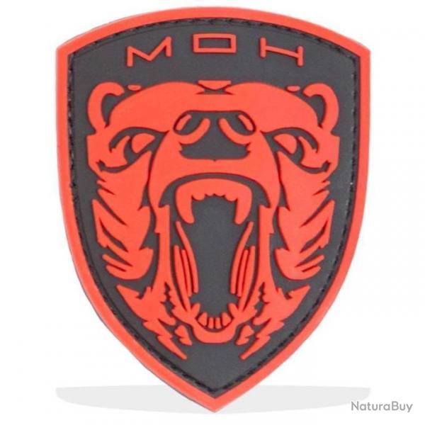 Morale patch Grizzly Medal Of Honor Mil-Spec ID - Rouge