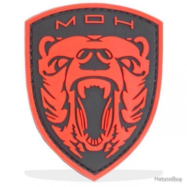 Morale patch Grizzly Medal Of Honor Mil-Spec ID - Rouge