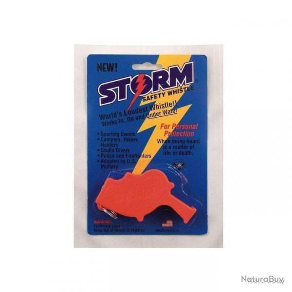 Sifflet de survie US Navy Storm - Orange