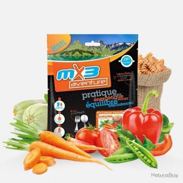 Plat lyophilis Ptes Vgtariennes MX3 Aventure Petits Lgumes