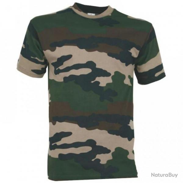 TEE SHIRT ENFANT CAMOUFLAGE - TAILLE 6 ANS - PERCUSSION