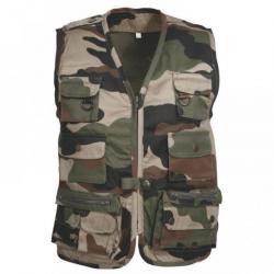 GILET MULTI-POCHES ENFANT CAMOUFLAGE - PERCUSSION - TAILLE 6 ANS