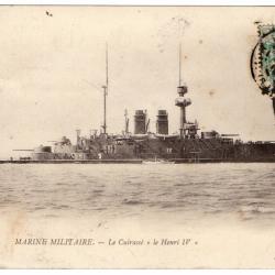CPA - Marine Militaire - Cuirasse d'escadre a - le Henri  IV -N°288