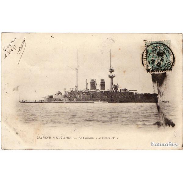 CPA - Marine Militaire - Cuirasse d'escadre a - le Henri  IV -N288