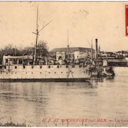 CPA - Marine Militaire - ROCHEFORT-sur-MER- Un Coin de l'Arsenal-N°1343