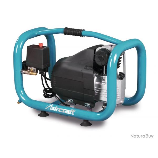 Compresseur compact  huile cuve 2,4 L 0,6 kW / 0,81 Ch 85 L/min 15 bars 230V Aircraft AIRBOY KITT