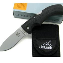 Couteau Gerber Gator Knives Lame Acier 154CM Manche Kraton Housse Cordura Made In USA G6064