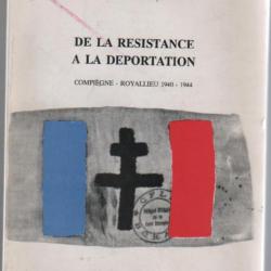 De la résistance à la déportation compiègne-royallieu 1940-1944