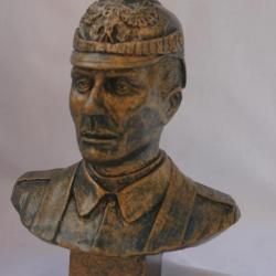 Buste d'un soldat Prussien de 14-18 (Finition bronze)