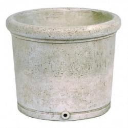 Pot rond lisse ancien Grandon - Ø 54 cm en pierre reconstituée REF280381