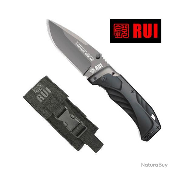 Couteau militaire pliant RUI K25 avec etui pour ceinture