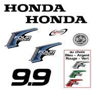Kit Autocollants Moteur Suzuki 30CH 2 Temps Injection D'Huile - Neuf