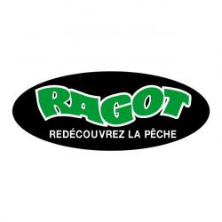 sticker RAGOT ref 1 matériel pêche capot moteur hors bord bateau autocollants decals