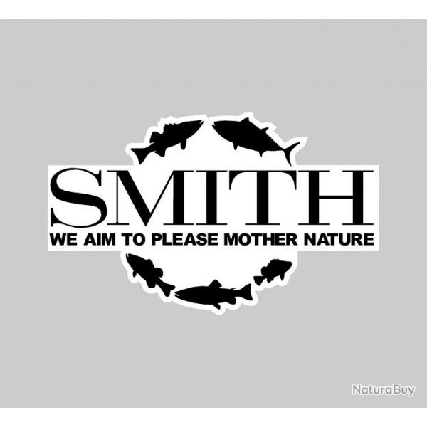 sticker SMITH ref 1 matriel pche capot moteur hors bord bateau autocollants decals