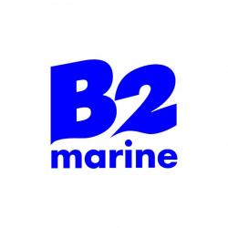 sticker B2 MARINE ref 1 matériel pêche capot moteur hors bord bateau autocollants decals