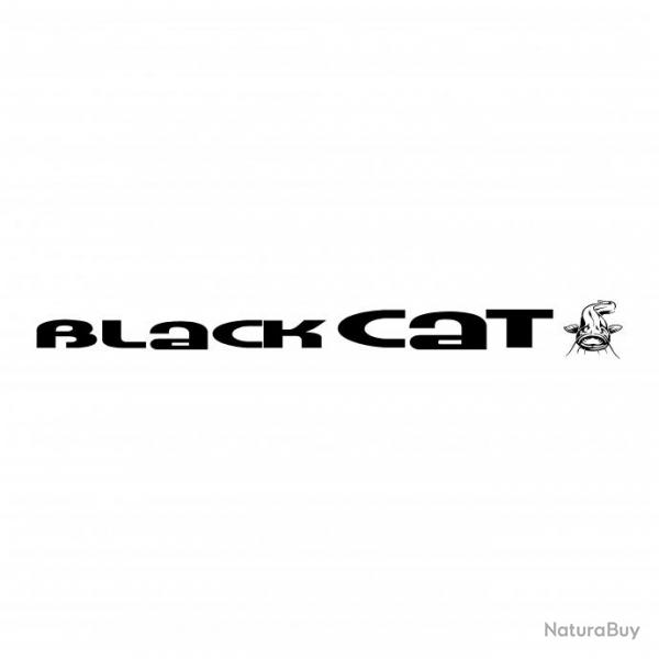 sticker BLACK CAT ref 1 matriel pche capot moteur hors bord bateau autocollants decals