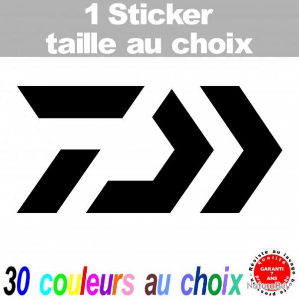 sticker DAIWA ref 5bis matriel pche capot moteur hors bord bateau autocollants decals