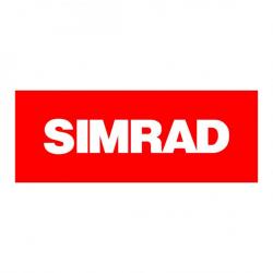sticker SIMRAD ref 1 matériel pêche capot moteur hors bord bateau autocollants decals