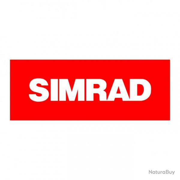 sticker SIMRAD ref 1 matriel pche capot moteur hors bord bateau autocollants decals