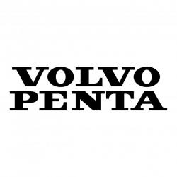 sticker VOLVO PENTA ref 1bis matériel pêche capot moteur hors bord bateau autocollants decals