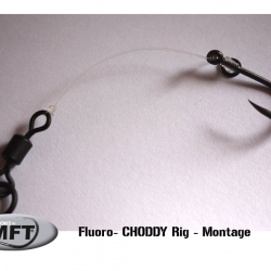 MFT® - Montage Carpe Fluoro - Choddy Rig - Hameçon N°4