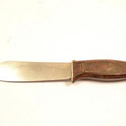Ancien couteau de jeunesse / scout, lame inox, poignée bakélite