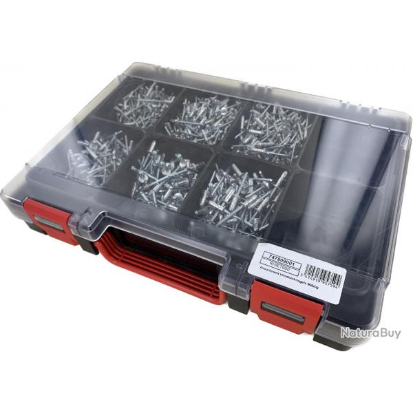 Assortiments de 900 rivets multrigrip MW Tools RISET900