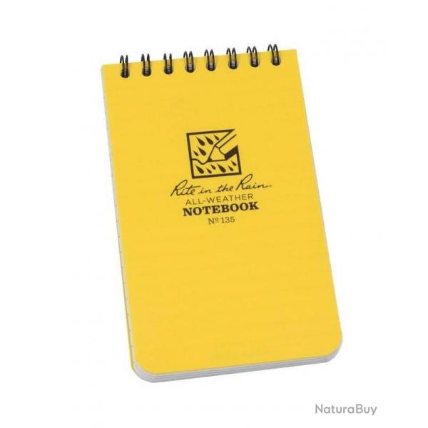 Rite in The Rain Calepin 7.6 x 12.7 cm Jaune