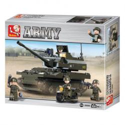jeu de constructions  Sluban : Tank + soldats . M38-B9800 - 413116