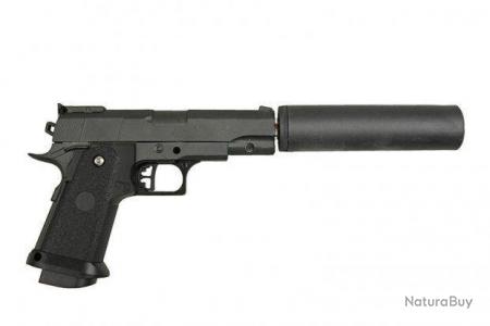 Réplique pistolet à ressort Galaxy G25 M1911 MEU full metal 0,5J