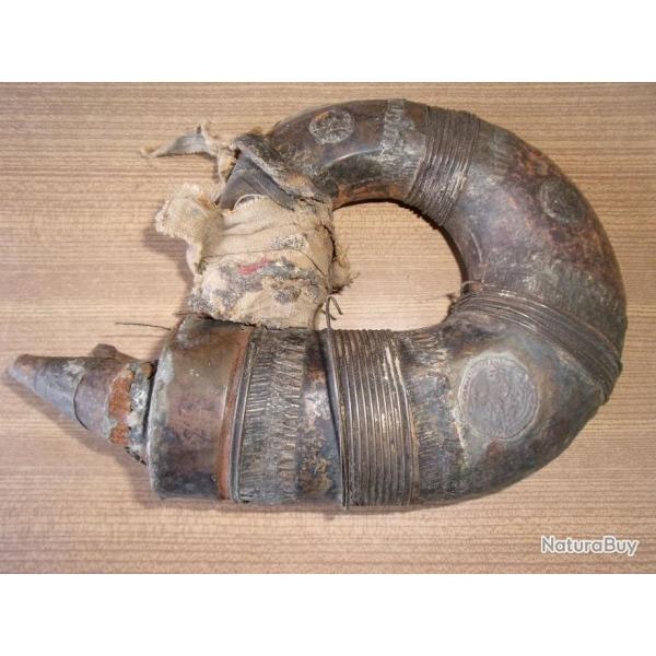 poire  poudre afrique du nord XIX confection ancienne  restaurer lgrement en l'tat