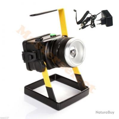 Promo Sur Chargeur Lampe Rechargeable 12v Led Xml Cree Support 230v Projecteur PlkXZOTwiu