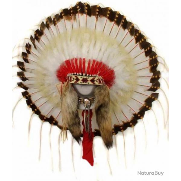 Offrez cette Coiffe indienne Navajo de 36 pouces  Made in USA ( Mod.GOLDEN TEAR )