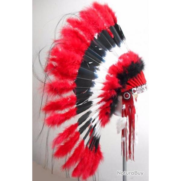 Coiffe indienne Navajo de 36 pouces  Made in USA ( Mod. CHOCTAW )