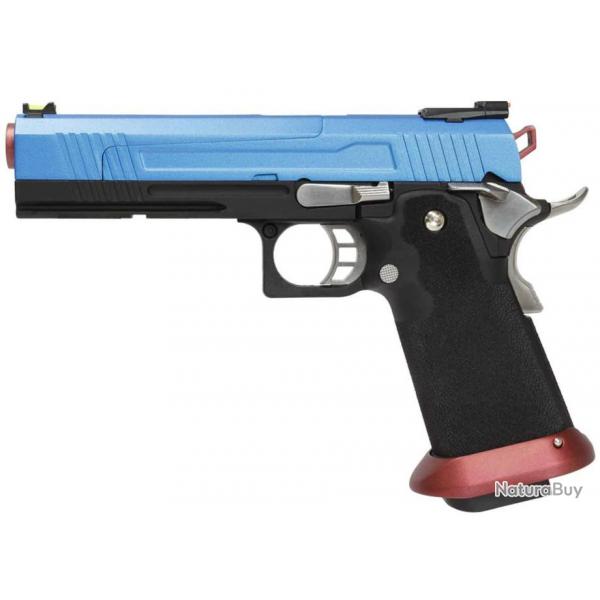 Rplique pistolet HX1005 Split Blue gaz GBB 