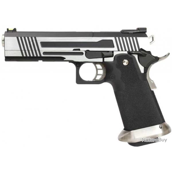 Rplique pistolet HX1001 split silver gaz GBB 