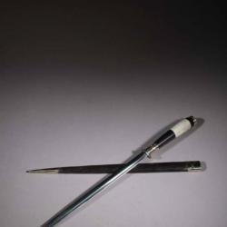 Grand stylet corse manche en ébène et cerf 94